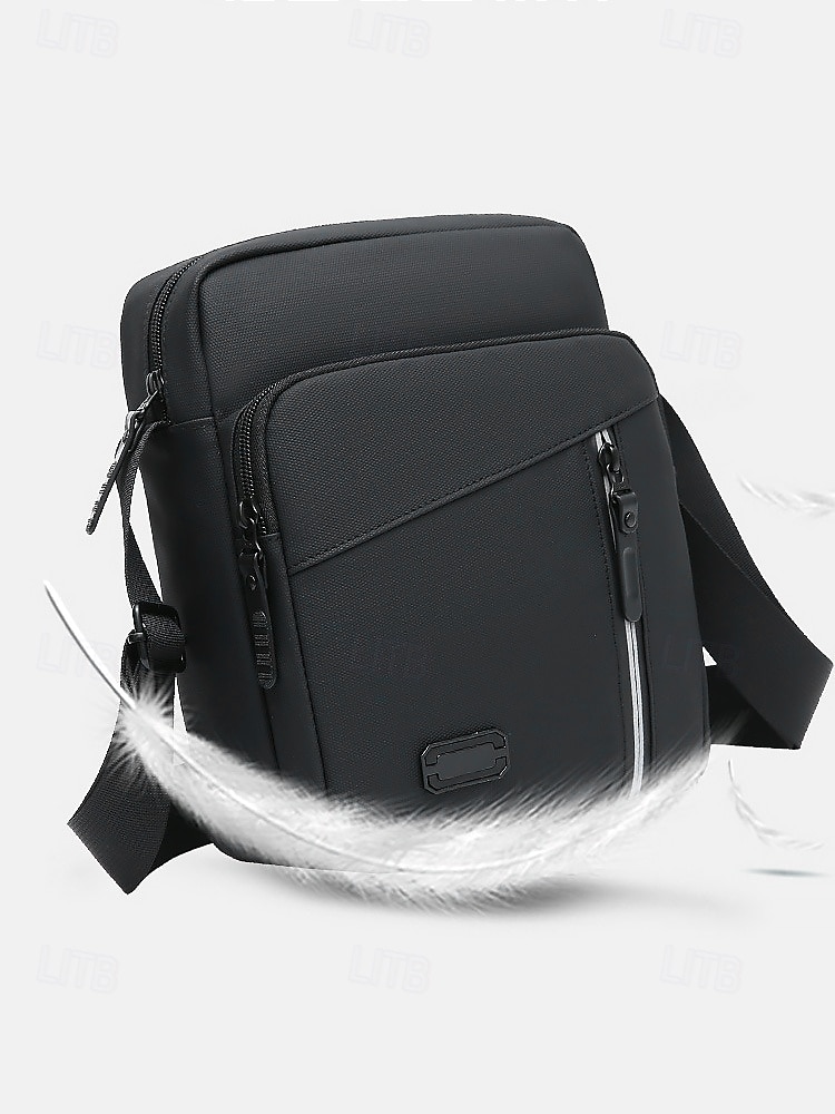 borsa a tracolla impermeabile da uomo con più tasche con cerniera – borsa a tracolla da viaggio per esterni resistente in verde oliva del 2025 a $19.99 –P4