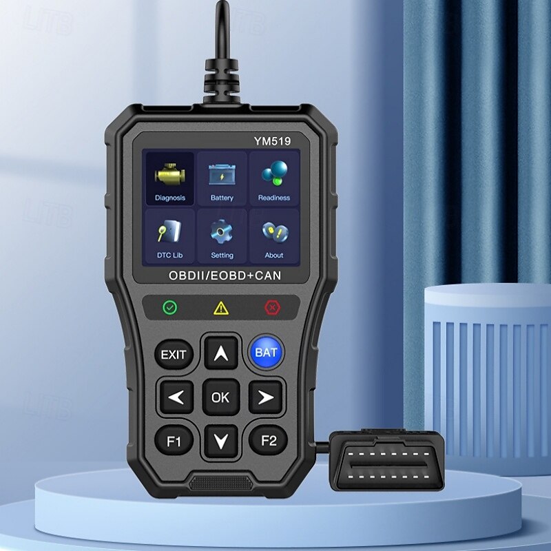 2025年 車用 OBD2 スキャナー バッテリー テスター カラー スクリーン コード リーダー 簡単セットアップ エンジン障害ライトをクリア 診断スキャン ツール 電圧読み取り  コレクション – $77.99 –P1