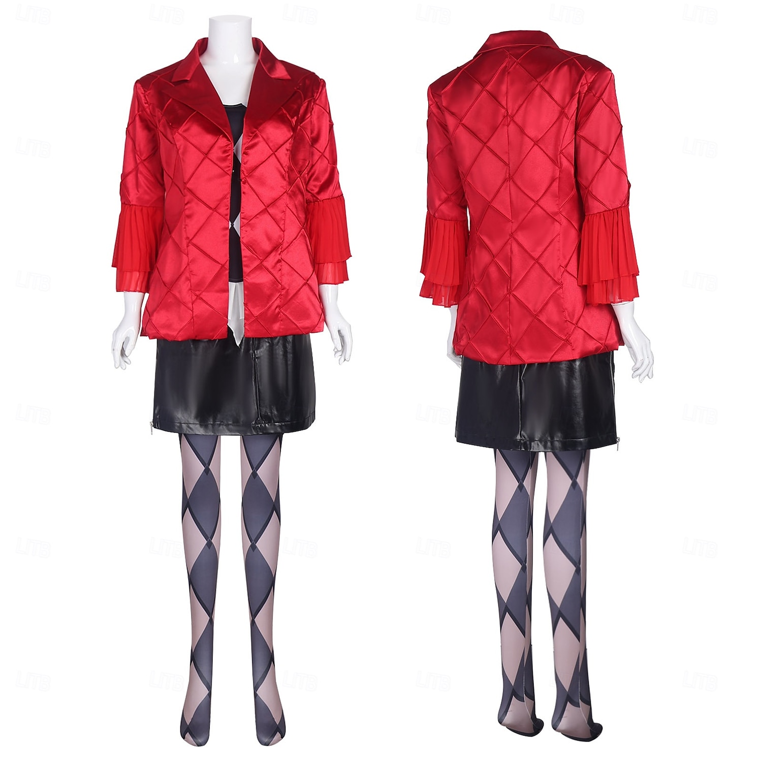 Joker Joker: Folie à Deux Harley Quinn Cosplay-kostym Kläder Herr Dam Film-cosplay Cosplay Karnival Maskerad Fest / afton 2025 - $82.19 -P13