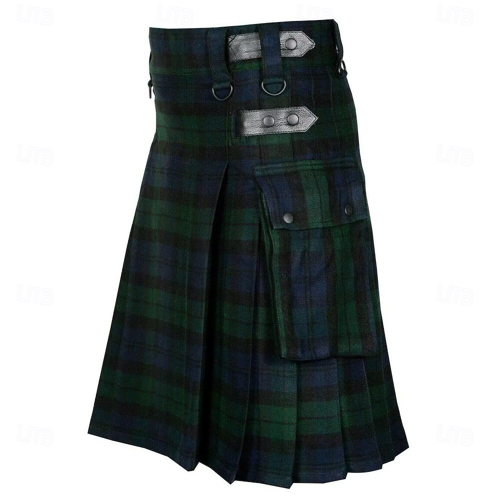 Punk & Gotico Medievale Abito di Natale Scozzese Costume Per uomo Casual Quotidiano Adulti Gonna del 2026 a $62.99 –P8
