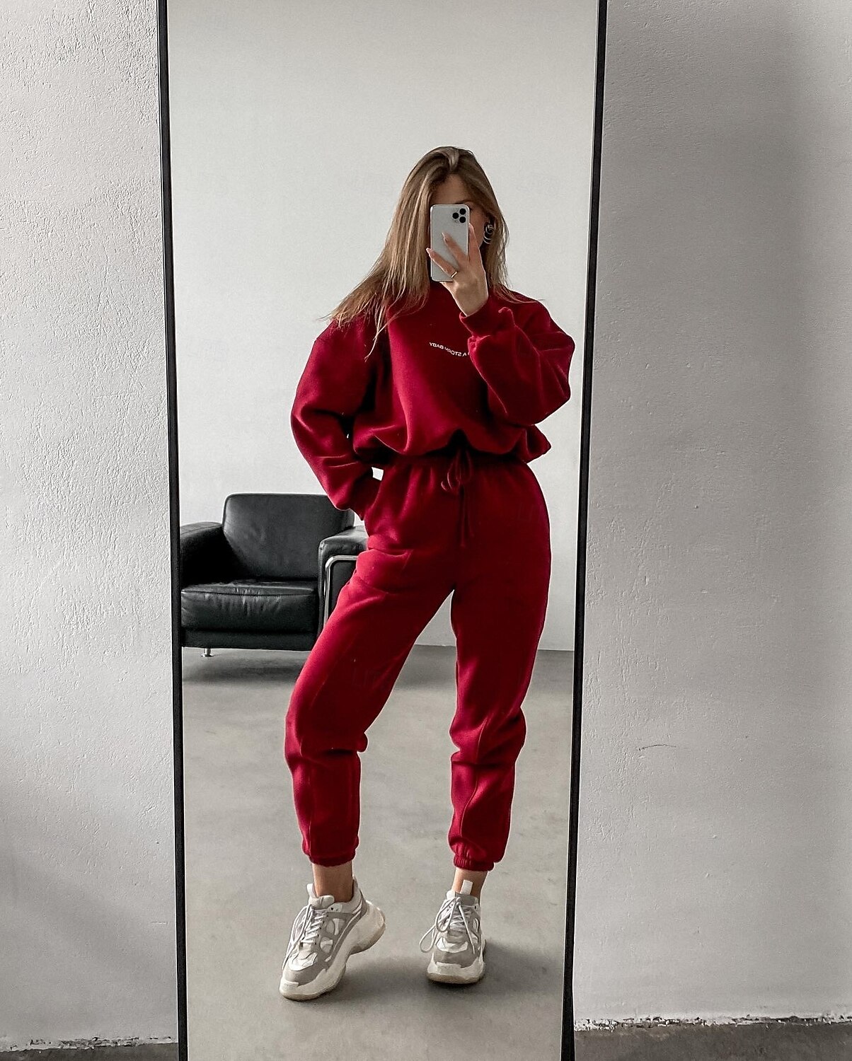 Per donna Caldo Felpa Sherpa Pantaloni in pile Pantaloni maglione Set Manica lunga Girocollo Tinta unica Alfabetico Esterno Nero Rosso Marrone chiaro Primavera Oversize del 2025 a $28.99 –P3