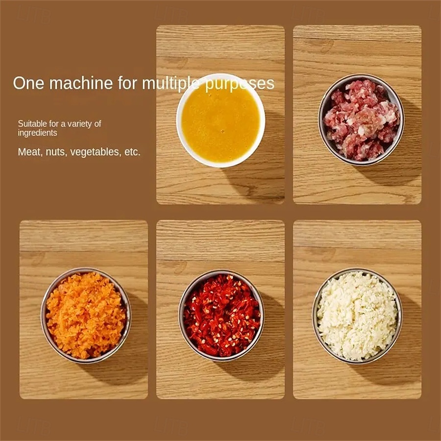 elektrische knoflookmachine gemberstamper blender keuken groente vlees pepermolen usb-oplaadbare knoflookmachine rasp 2026 - $21.99 –P12