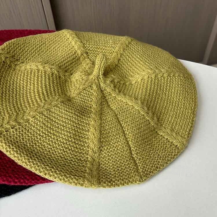 Klobouky Polyester Baret 30. léta Se širší krempou Ležérní Dovolená Čajový dýchánek Dámský den Elegantní Jednoduchý retro S Čistá Barva Barevně dělené Přílba Pokrývky Hlavy 2025 - $17.99 –P2
