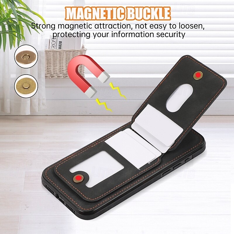 Phone Case For iPhone 16 Pro Max Plus iPhone 15 Pro Max Plus iPhone 14 13 12 11 Pro Max Plus Mini SE Back Cover with Stand Holder Magnetic with Lanyard Retro TPU PU Leather 2025 - $17.99 –P2