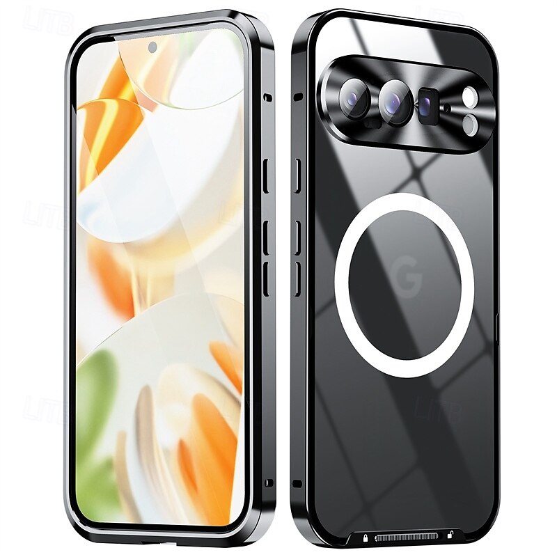 telefoon hoesje Voor Google Pixel 9 Pro Pixel 9 Pro XL Pixel 8 Pro Pixel 8 Pixel 9 Pixel 7 Pixel 7 Pro Magnetische adsorptiekoffer Met Magsafe Transparant Cameralensbeschermer Ondersteuning draadloos 2025 - $27.99 –P1