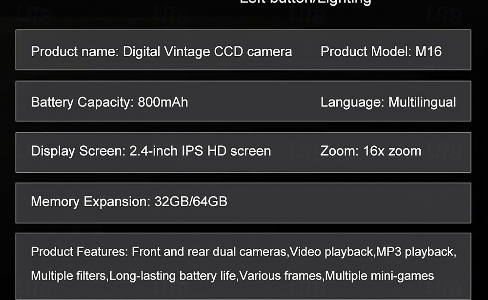 4k retro digitale camera vlogcamera wifi met 2,4 lcd hd-scherm 1080p 16x compacte digitale zoomcamera groothoek point-and-shootcamera 2025 - $43.99 –P19
