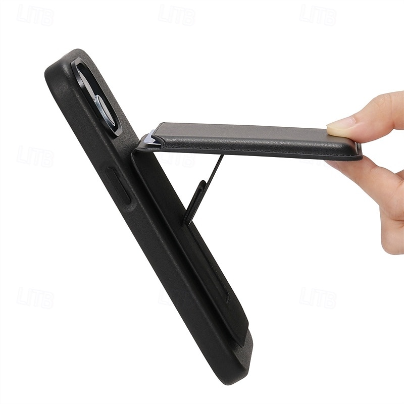 τηλέφωνο tok Για iPhone 16 Pro Max Plus iPhone 15 Pro Max Plus iPhone 14 Pro Max iPhone 14 Pro Max Plus iPhone 13 Pro Max Πίσω Κάλυμμα με βάση στήριξης Μαγνητική Υποδοχή κάρτας Ρετρό TPU PC PU δέρμα 2025 - $26.99 –P6