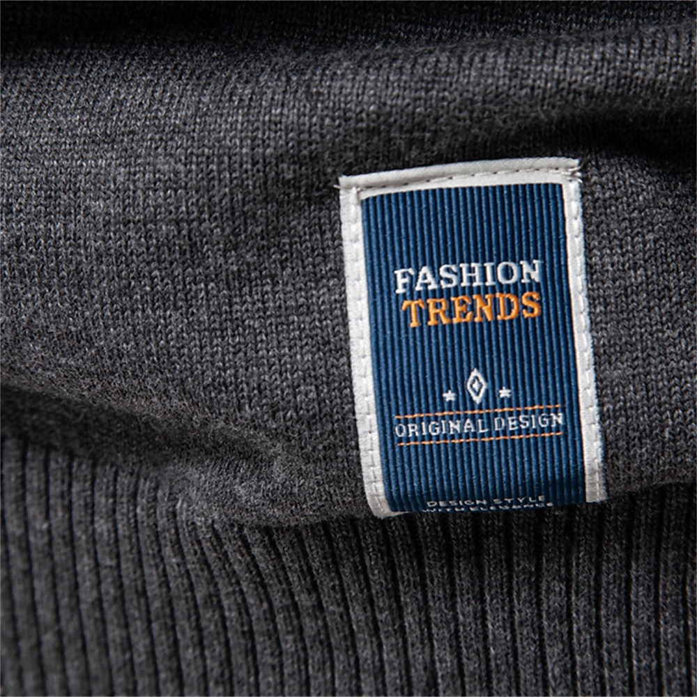 Herrenpullover aus einfarbiger Baumwolle mit Rundhalsausschnitt, lässiger, klassischer Pullover für Männer 2026 - $34.99 –P3
