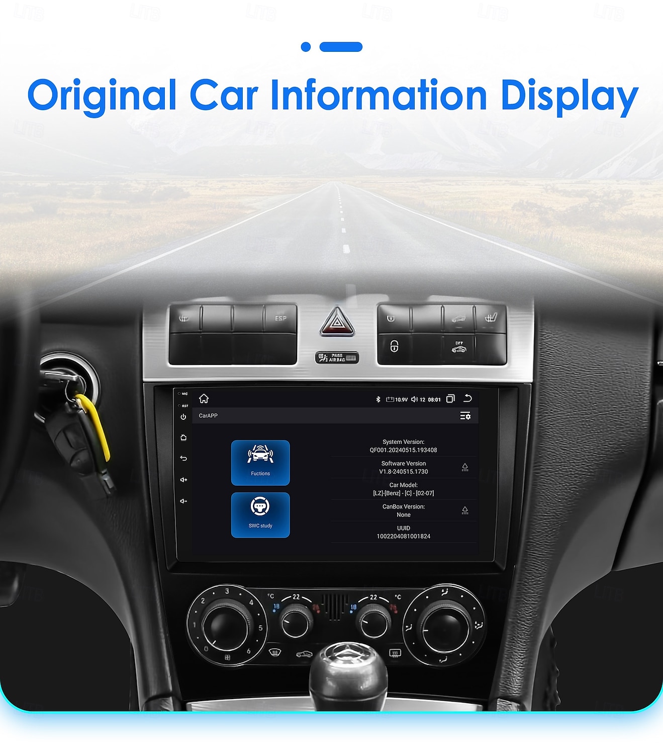 Car Radio Multimedia Player For 2004 - 2011 Mercedes Benz W203 W209 Android 9 inch Car Radio Multimedia Player GPS Navigation DSP Bluetooth HD Screen 2025 - $134.99 –P12