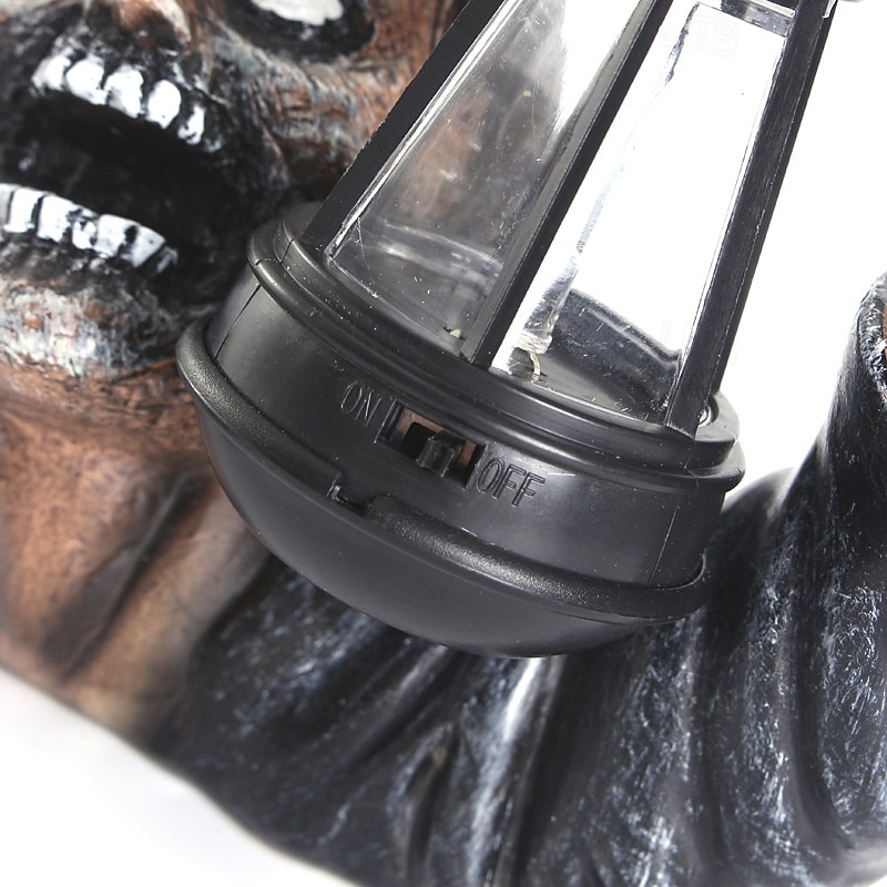 halloween zombie lyhty hartsi käsityö ornamentti ulkona puutarha koristeet kauhu zombie statue 2025 - $20.99 –P2