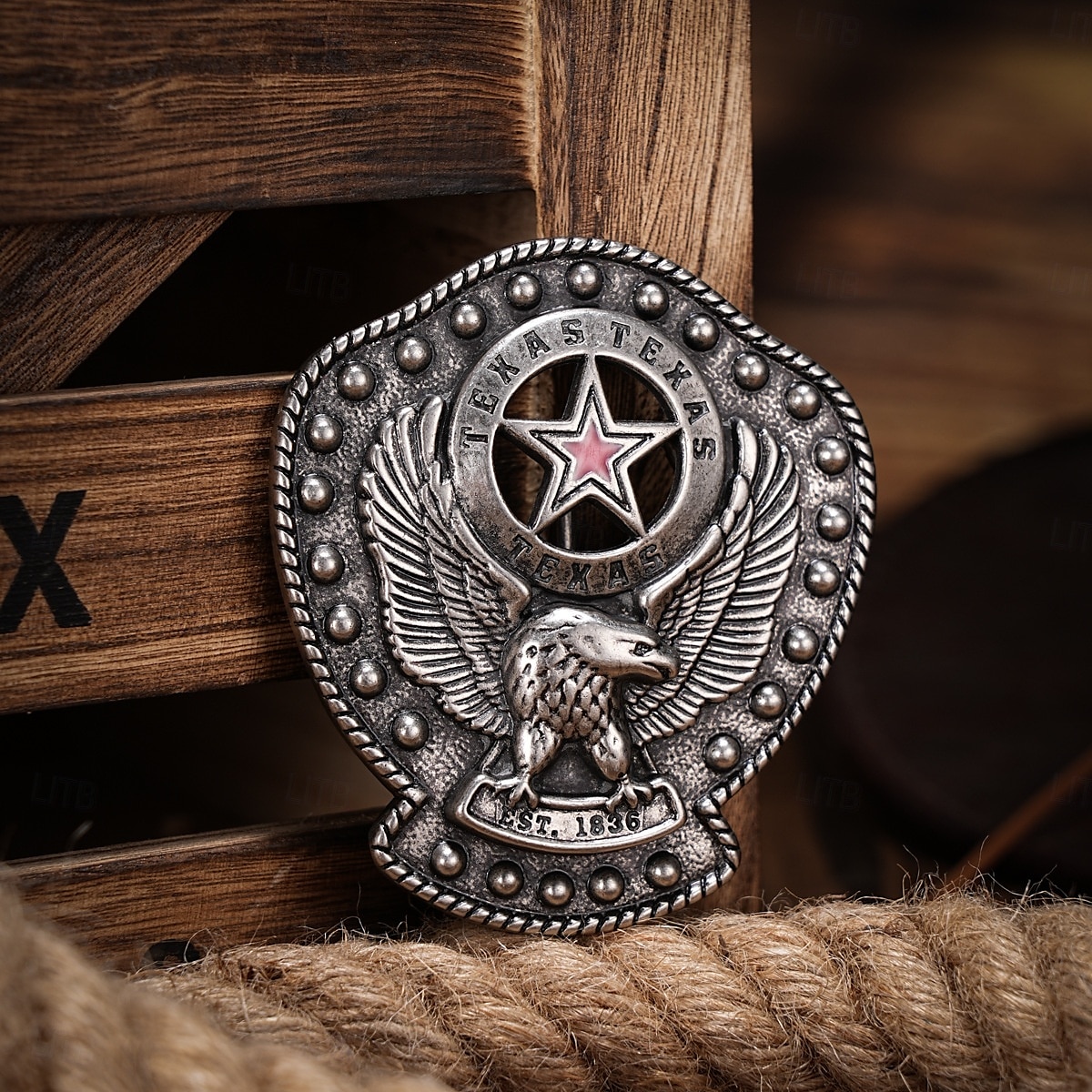 Voor heren Gesp Gesp Legering Vintage-stijl Retro vintage Adelaar Texas Zilver Bronzen Dagelijks Religieuze vieringen Gesp 2026 - $9.49 –P2