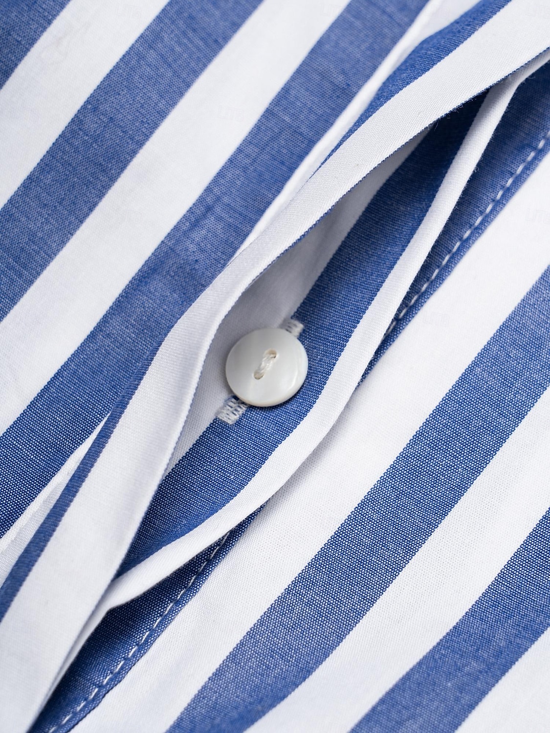 Cotton Stripe Button Up Maxi Shirt Dress 2025 - $73.99 –P12