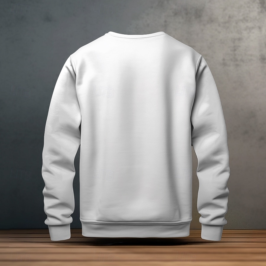 Pâques Nouvel an Noël Homme Lettre Sweats Sweat shirt manche longue Sweat-shirt Col Ras du Cou Marrant 3D effet Soirée Nouvelle An Vacances Col ras du cou Hiver Printemps & Automne de 2025 ? $29.99 –P4