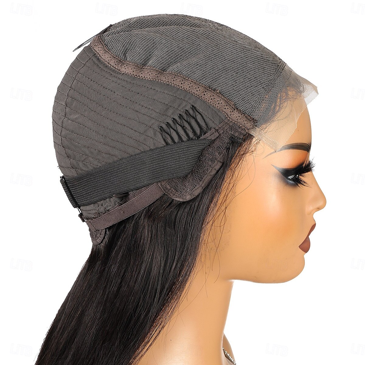 Parrucca in pizzo trasparente 6x6, parrucca in pizzo di capelli umani di colore naturale, onda profonda, densità 180% per donne nere del 2025 a $218.99 –P7
