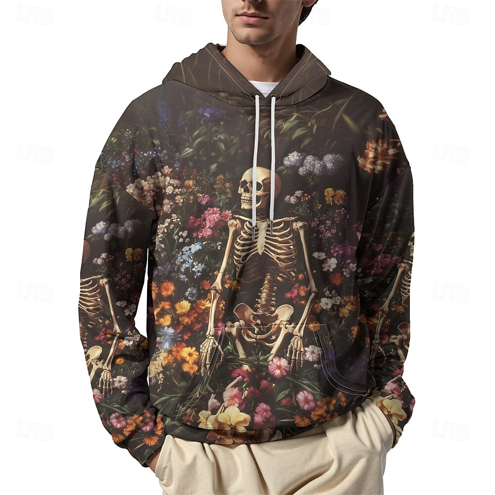 Homens Gráfico Escuro Moletom Moletons Moletom Manga Longa Moletom com capuz Com Capuz Férias Impressão 3D Férias Esportes Para Noite Marron Estampado Inverno Primavera & Outono Designer de 2025 por $30.99 –P9