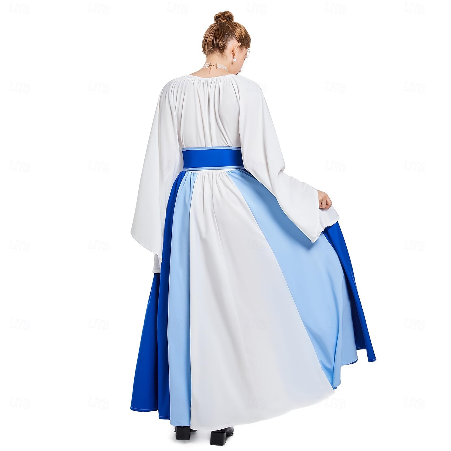 Retro Středověké Renesanční Šaty Šaty inspirované Regency Ren Faire Elf Viking Elfí Dámské Keltské Pirát Fantazie předvečer Všech svatých Karneval Plesová maškaráda Párty LARP Ren Faire Dospělé Šaty 2025 - $46.99 –P11