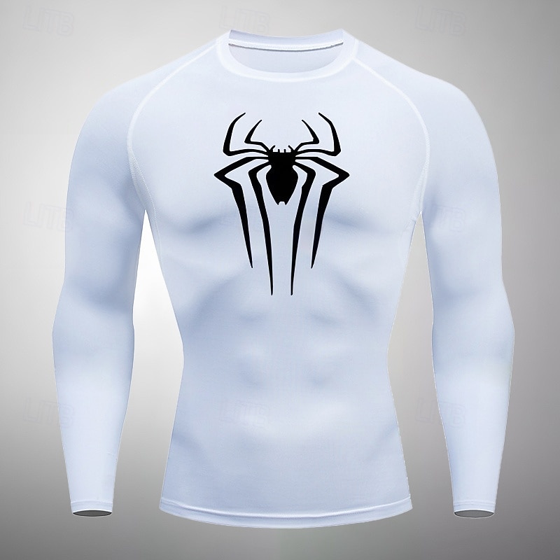Per uomo Ragni Maglia a compressione Maglia atletica Maglietta da Palestra Maglietta Fitness Primavera Autunno Manica Lunga Casuale Athleisure Asciugatura Rapida Morbido Traspirante Allenamento in del 2026 a $16.49 –P11