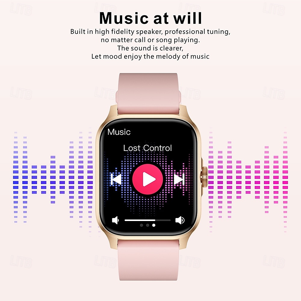 iMosi QX15 Slimme horloge 1.85 inch(es) Smart horloge Bluetooth Stappenteller Gespreksherinnering Activiteitentracker Compatibel met: Android iOS Dames Heren Handsfree bellen Waterbestendig 2025 - $36.19 –P6