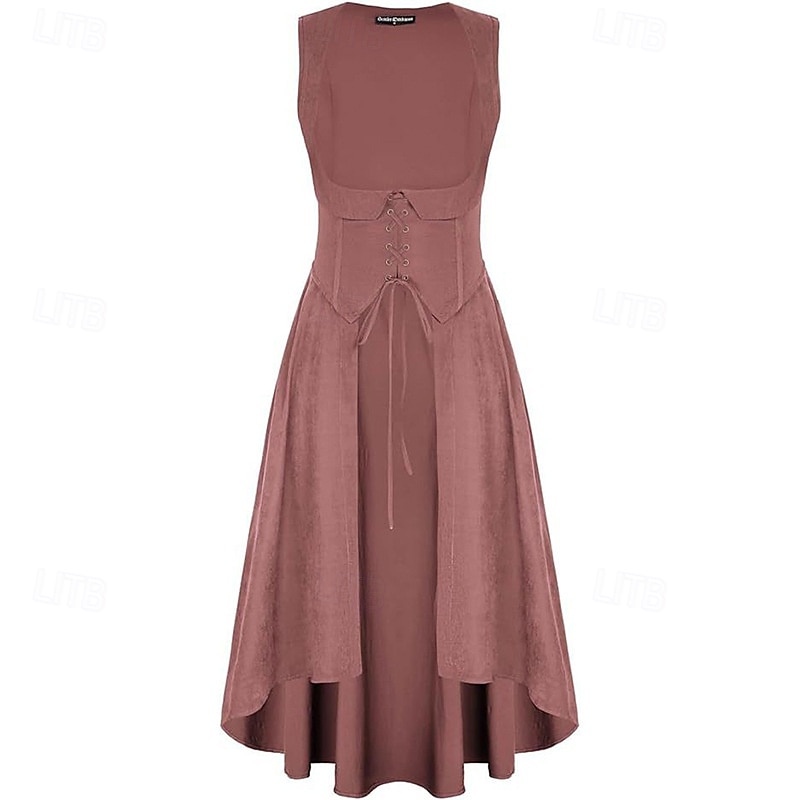 Středověké Renesanční Koktejlky Cosplay kostým Plesové šaty Viking Outlander Maškarní kostým Dámské Keltské Pirát Fantazie Plesová maškaráda LARP Ren Faire Festival Dospělé Šaty 2026 - $32.99 –P2