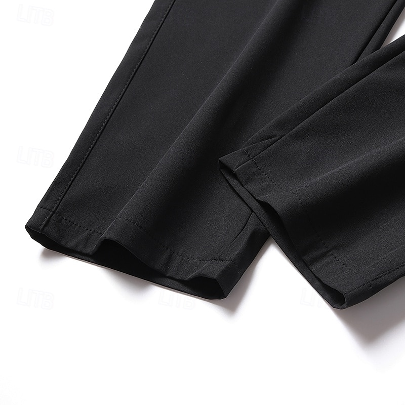 Men's Pants Trousers Hiking Pants Outdoor Pants Sport Casual Daily Elastic Elastic Drawstring Design Plaid / Striped / Chevron / Round Full Length Casual Activewear Black Dark Blue Micro-elastic 2025 - $24.99 –P13