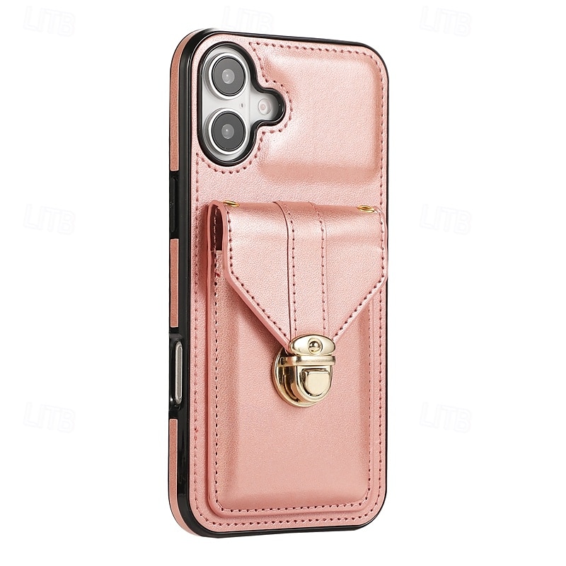 2025年 電話 ケース 用途 iPhone 16 Pro Max プラス iPhone 15 プロマックスプラス iPhone 14 13 12 11 Pro Max Mini SE X XR XS Max 8 7 Plus バックカバー スタンド付き ストラップ付き カード挿入口 レトロ風 TPU PUレザー  コレクション – $19.99 –P11