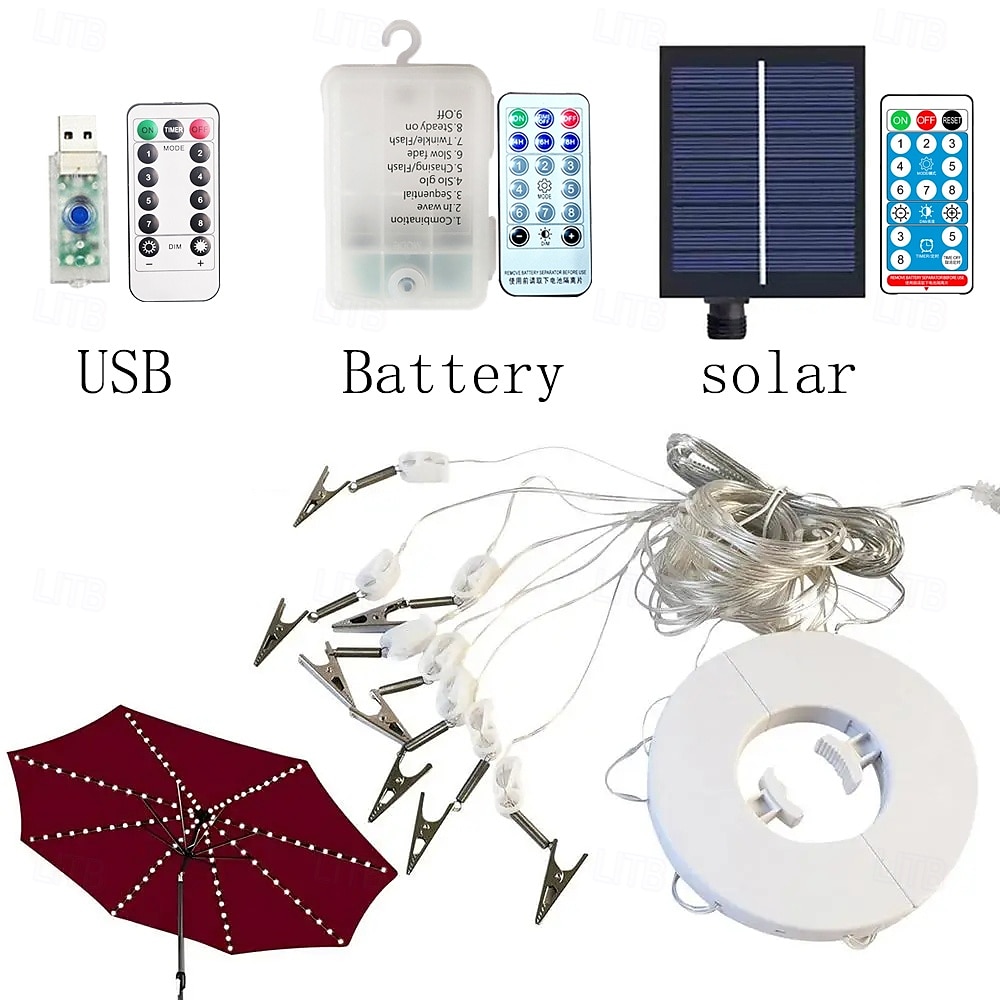 104LED Solar Tent Light with Remote Control Ideal for Christmas Camping & Beach Adventure 2025 - $25.99 –P1