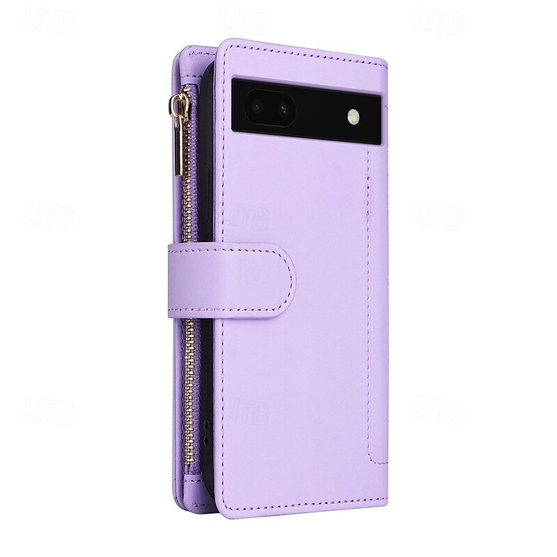 telefon Maska Pentru Pixel 9 Pro Pixel 9 Pro XL Pixel 8 Pro Pixel 8 Pixel 9 Pixel 7 Pixel 7 Pro Capac Spate rezista Fermoar Acceptă încărcarea fără fir Retro TPU PU piele 2025 - $22.99 –P2