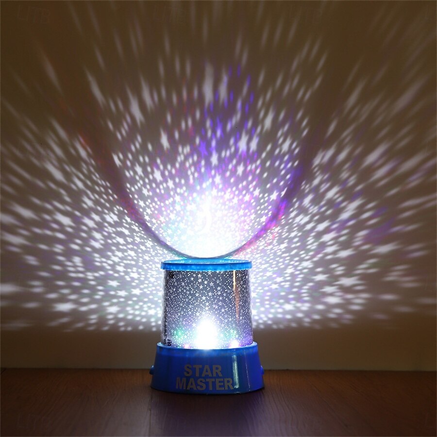 stjernehimmel projeksjonslampe led fargerik nattlys atmosfære romantisk kreativ gave knapp type tørr batteri type batteri levering inkluderer ikke 2025 - $16.99 –P10