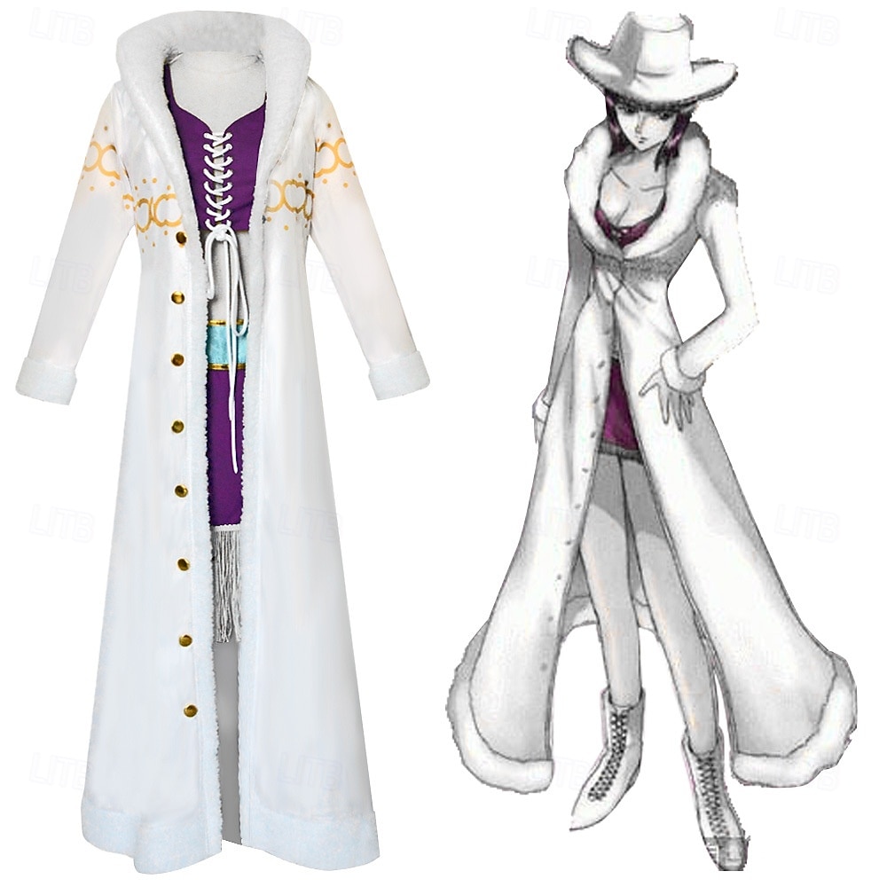 One Piece Nico Robin Anime Szerepjáték Jelmezek Felszerelések Cosplay öltönyök Farsang Álarcos mulatság Kabát Felső Szoknya Kompatibilitás Női Felnőttek 2025 - $69.99 –P1