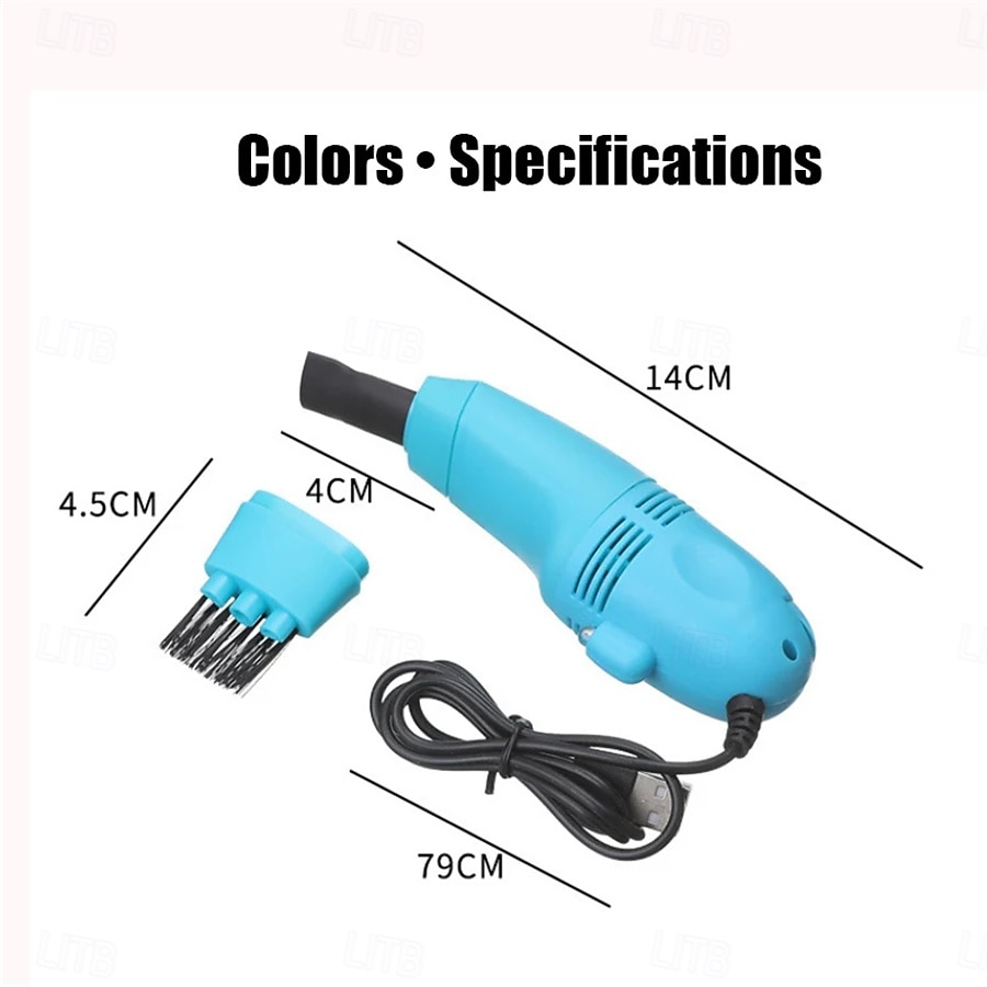 Mini USB Vacuum Cleaner Keyboard Brush Laptop Shell Cleaner Dust Brush Portable USB Vacuum Cleaner Computer Cleaning Tool 2025 - $14.99 –P10