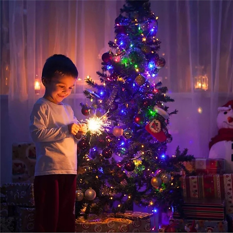 dc24v tensão segura led luzes de corda de natal 100m 50m 20m 10m com 800 leds e 400 leds, luzes de natal de tira de fadas, iluminação externa à prova d'água ip65 para natal, festa, eventos de ano de 2025 por $22.99 –P14