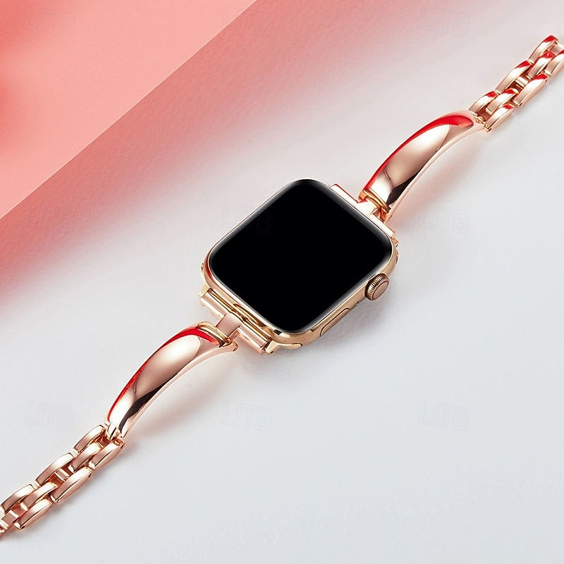 Solo Loop Kompatibilis valamivel Apple Watch óraszíj 38mm 40mm 41mm 42mm 44mm 45mm 49mm Női Fém kapocs ötvözet Csere óraszíj mert iwatch Ultra 2 Series 9 8 7 SE 6 5 4 3 2 1 2025 - $14.99 –P14
