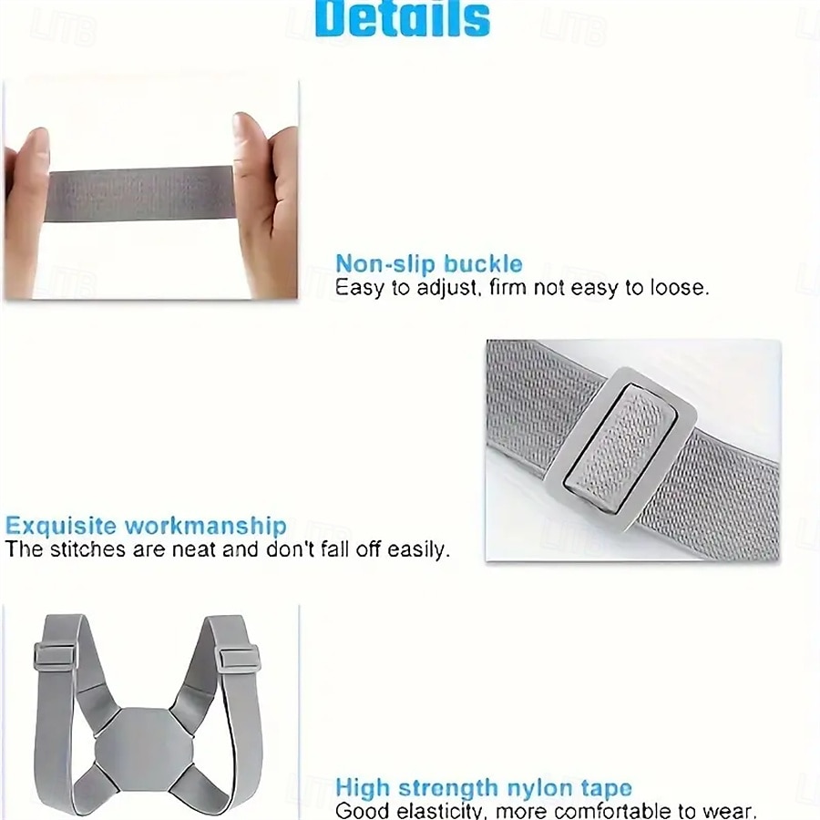Get A Flat Belly And Perfect Posture Instantly With This Hunchback Corrector With Sensor Vibration Reminder 2025 - $20.99 –P12