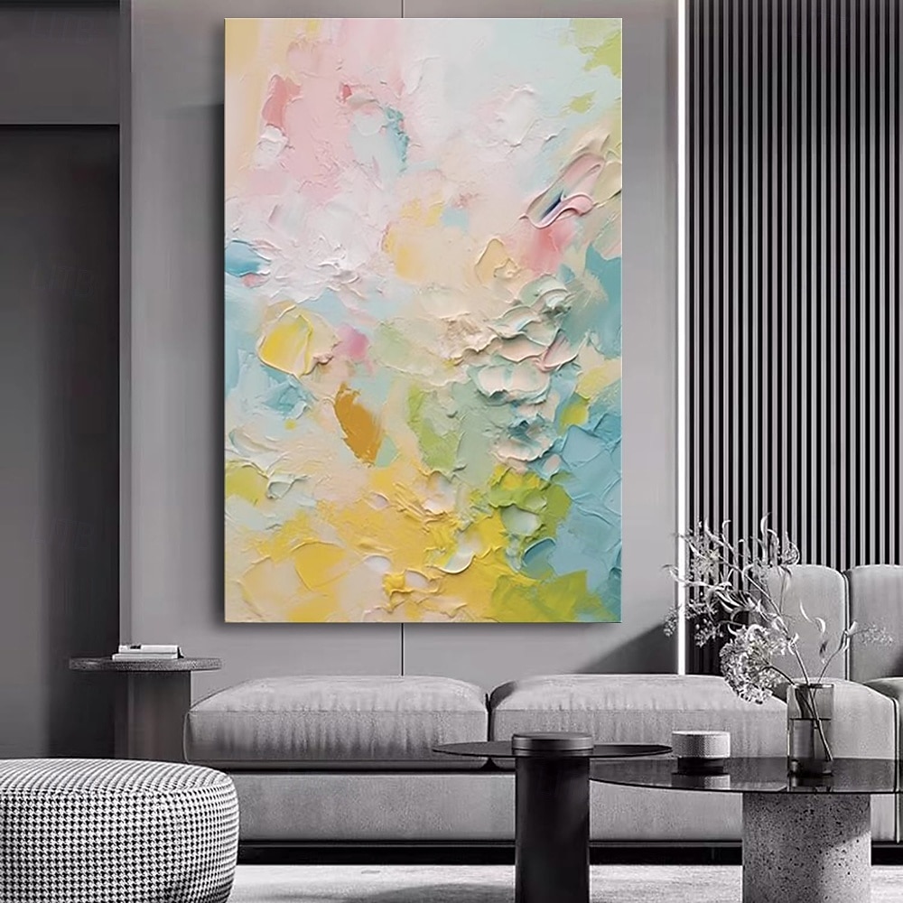 käsintehty öljymaalaus kankaalle seinätaidekoriste moderni abstrakti kodin sisustukseen rullattu kehyksetön venyttämätön maalaus 2026 - $48.99 –P3