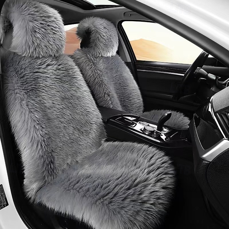 1pc Copertura per Sedile Auto in Finto Vello Protettore Caldo Invernale Elegante Cuscino Universale a Grandezza Completa per Auto Sedile del Conducente del 2025 a $171.99 –P5