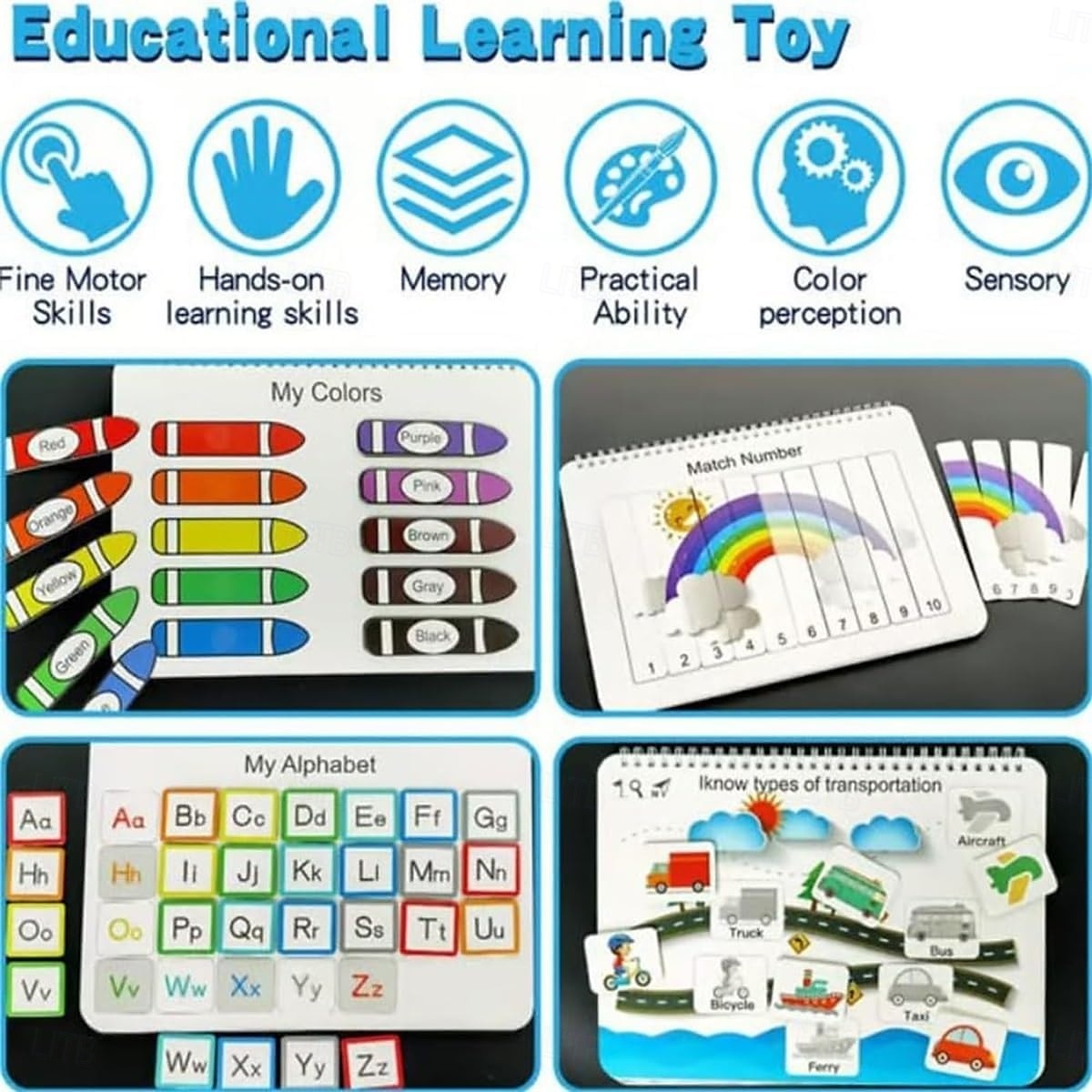 il mio libro attivo per la scuola materna, libro attivo per le attività di apprendimento in età prescolare, libro attivo per i bambini piccoli, quaderno di lavoro educativo, raccoglitore per l'apprendimento (pennarelli colorati non inclusi) del 2025 a $17.99 –P2