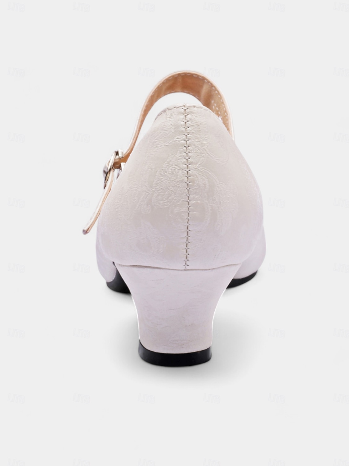 scarpe da ballo vintage da donna modello mary jane verdi con motivo floreale jacquard e tacco a blocco, perfette per balli da sala, latino americani ed eventi formali del 2025 a $42.99 –P9
