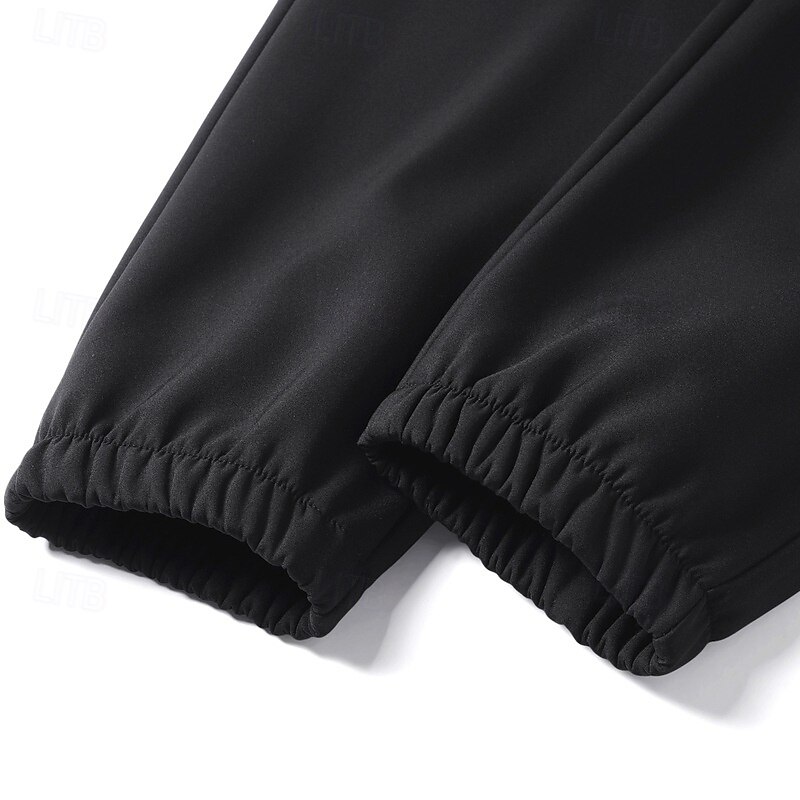 Homens Calças de lã Calças Esportivas Corredor Calças Calça casual Com Cordão Cintura elástica Tecido Prova-de-Água Conforto Comprimento total Ao ar livre Casual Diário Esportes Moda Preto Verde de 2025 por $25.99 –P9