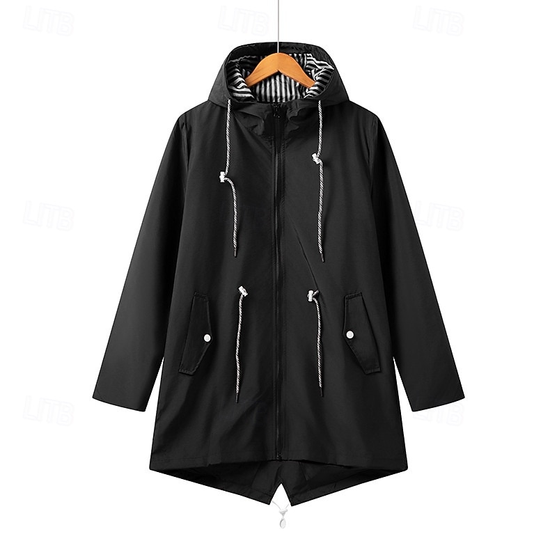 Mulheres Jaqueta Softshell Jaqueta de Trilha Ao ar livre A Prova de Vento Impermeável Jaqueta leve Jaqueta corta-vento Viajar Preto Amarelo Rosa claro Vermelho Azul Marinho de 2025 por $42.99 –P11