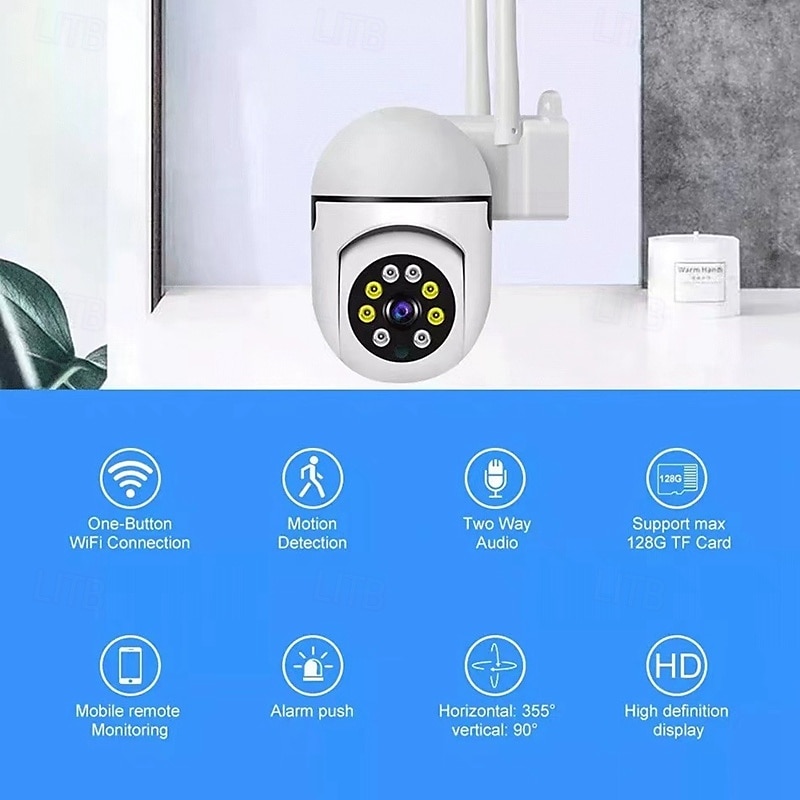 IP Camera 1080P Mini Wireless Motion Detection Remote Access IR-cut Indoor Support 128 GB 2025 - $31.99 –P4