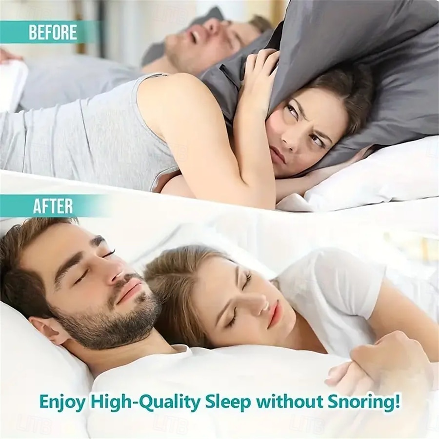 2025年 シリコン製磁気いびき防止いびき防止ノーズクリップ睡眠トレイ睡眠補助具 4個  コレクション – $12.99 –P5