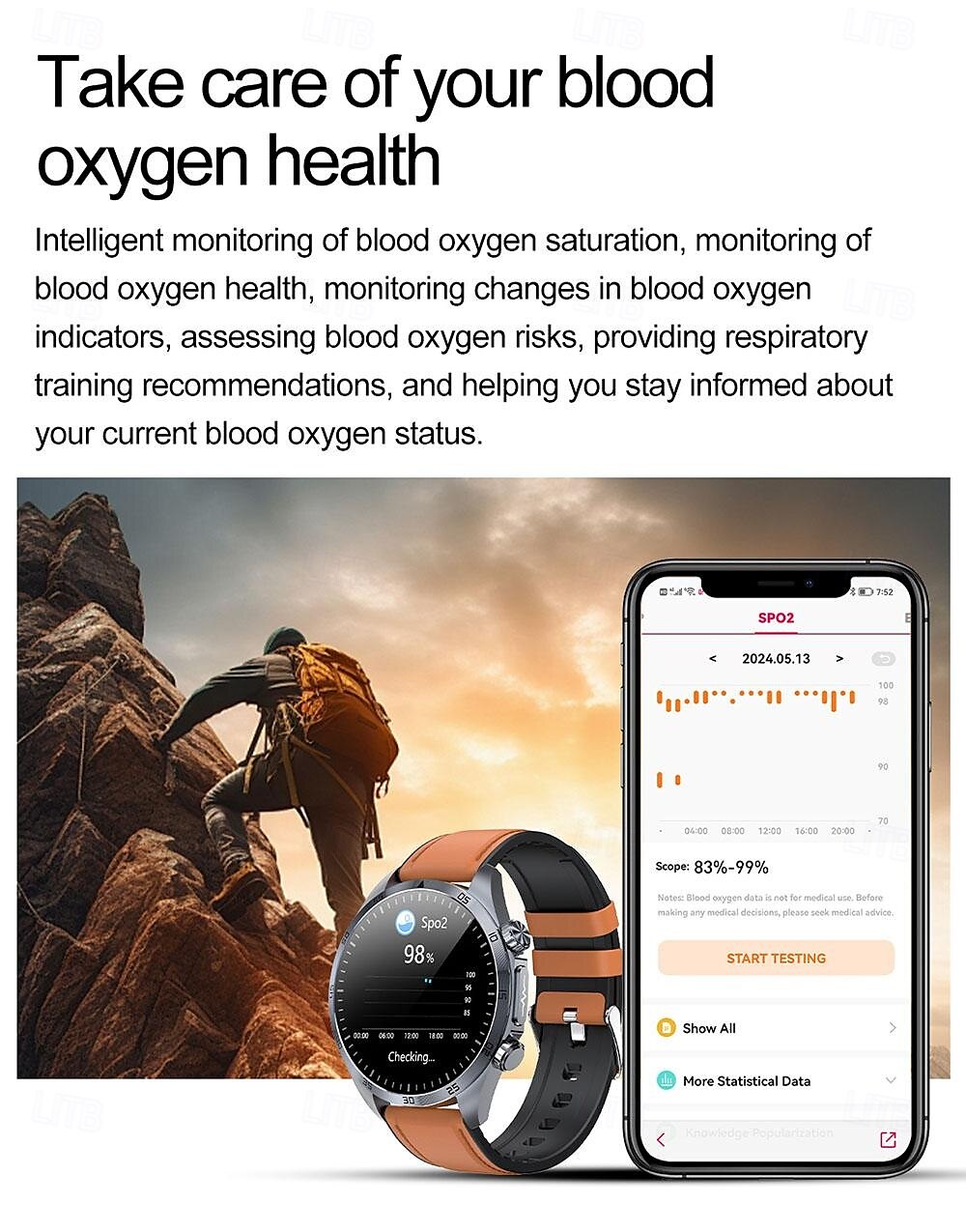 2025年 iMosi TK29 スマートウォッチ 1.43 インチ スマート·ウォッチ ブルートゥース ECG + PPG 温度監視 歩数計 と互換性があります Android iOS 女性 男性 メディアコントロール メッセージ受信通知 カメラコントロール IP68 48mmウォッチケース コレクション – $85.59 –P10