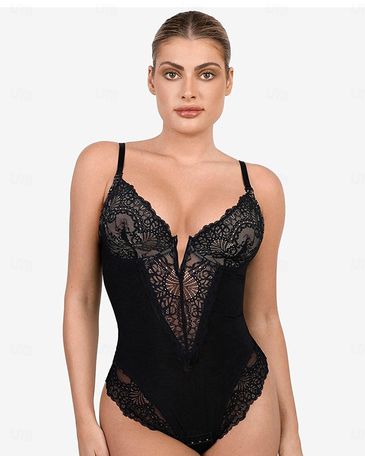 γυναικεία δαντέλα νυχτικά - νάιλον spandex μονόχρωμα ρούχα για το σπίτι 2026 - $26.99 –P2