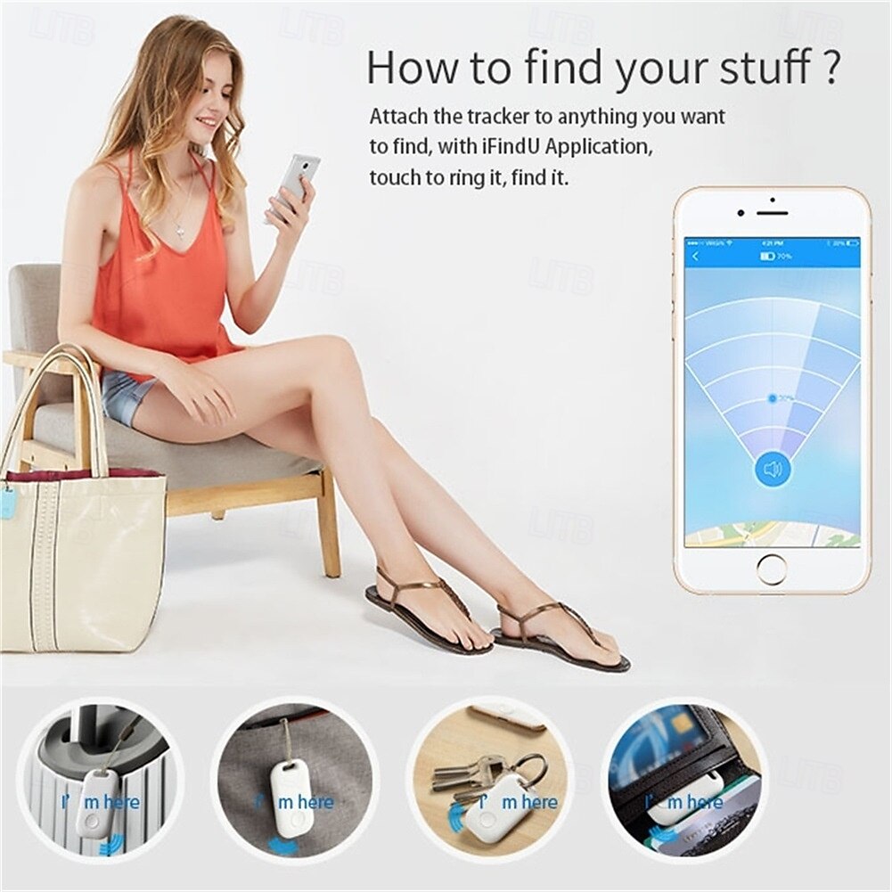 Mini Smart Tracker Anti Lost Bluetooth-compatible Smart Finder For Kids Key Phones Anti Loss Alarm Smart Tag Key Finder 2025 - $15.99 –P5