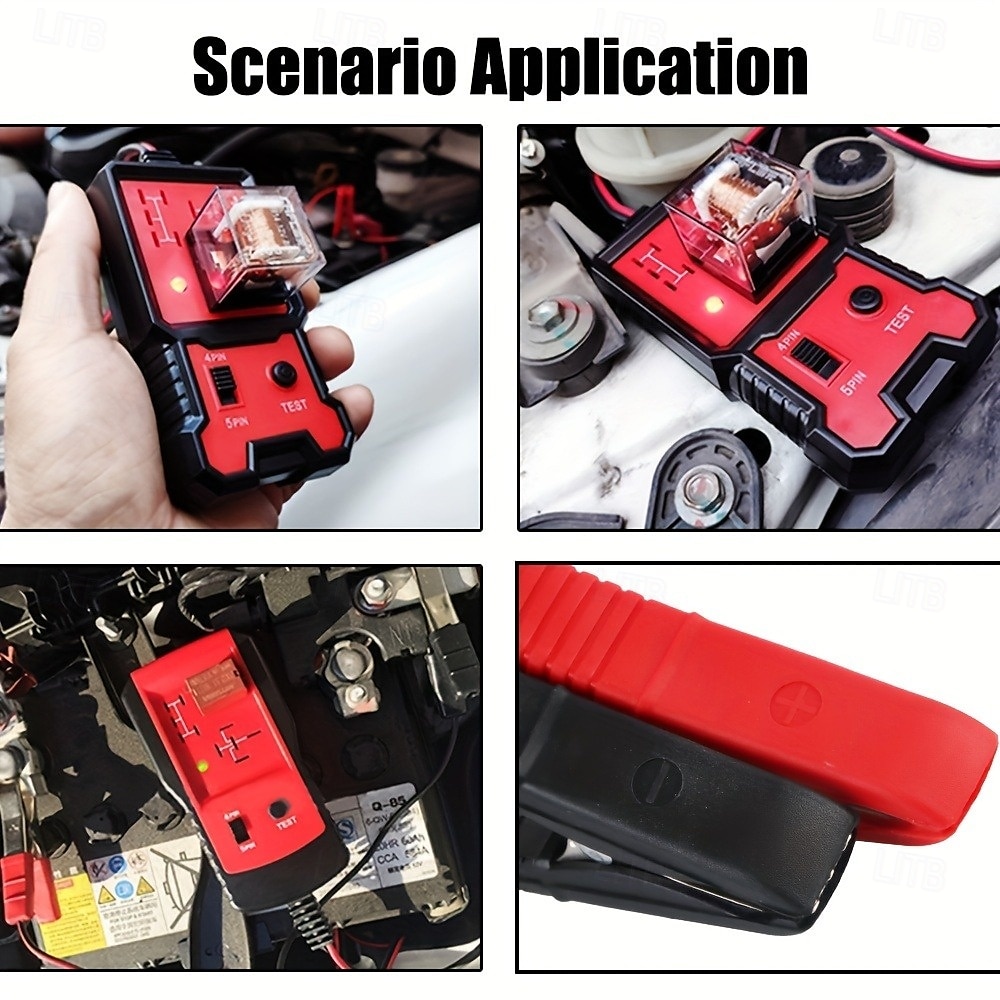 tester per relè per automobili 12v tester elettronico per relè per automobili strumento diagnostico per analizzatore del generatore di controllo della batteria dell'automobile universale del 2025 a $25.99 -P5