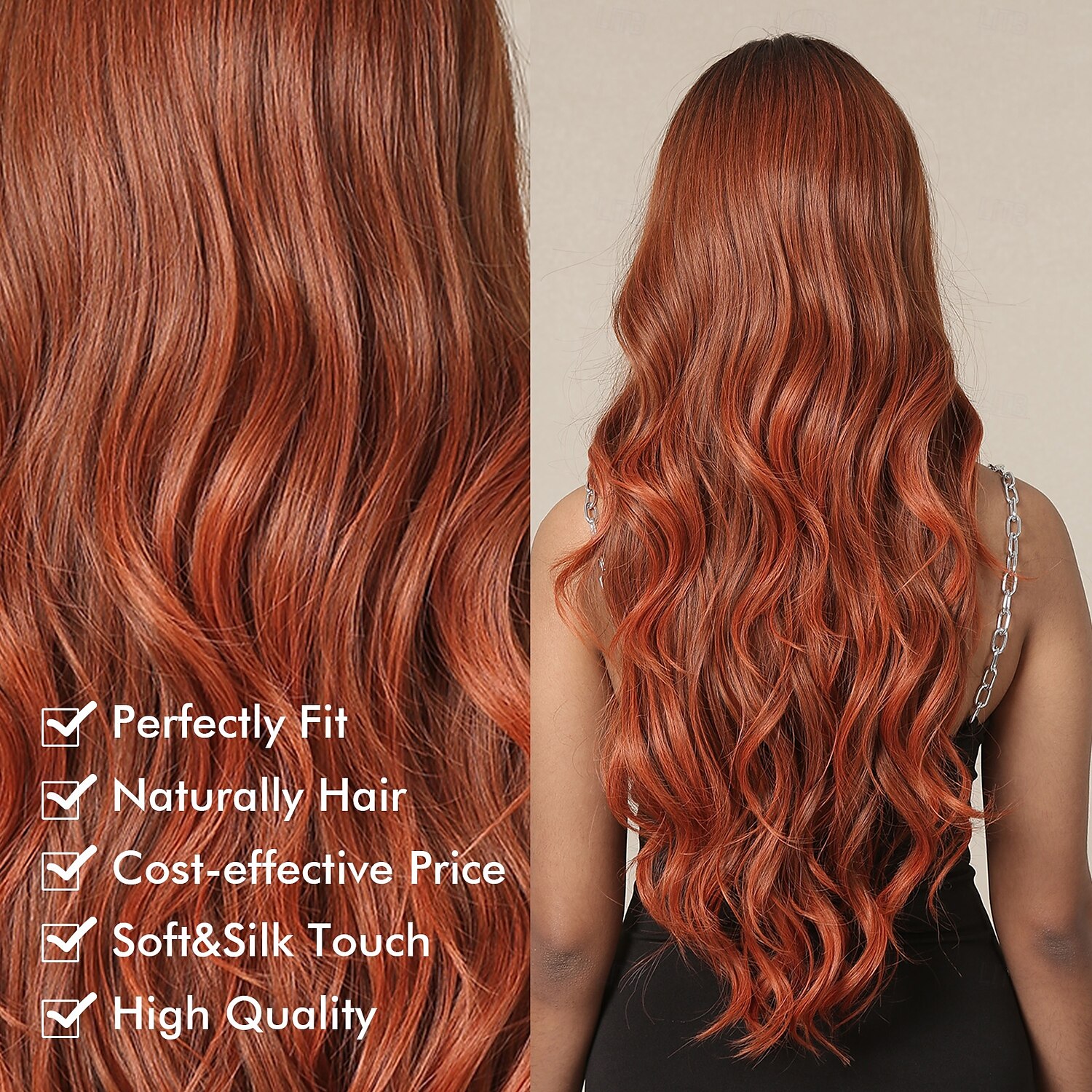 Synthetische pruiken Uniformen carrière Kostuums Prinses Gekruld Golvend Middelste stuk Gelaagd kapsel Met pony Machinegemaakt Pruik 66.0 cm Bruin / Bourgondië Synthetisch haar Dames Cosplay Feest 2025 - $27.99 –P5
