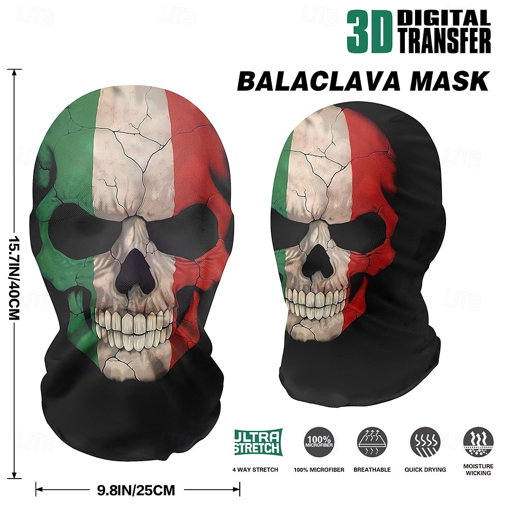 Skelett med kranium Sockerskalle Par 2 st Mask Helt huvud Vuxna Herr Dam Läskig kostym Fest Halloween Karnival Mardi Gras Lätt karnevalsdräkt 2025 - $16.49 -P1