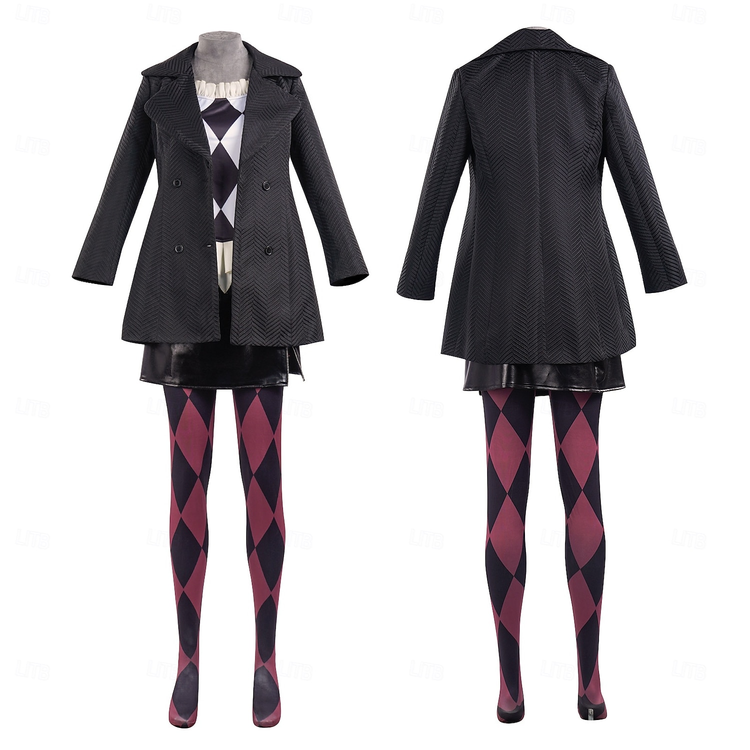 Joker Joker: Folie à Deux Harley Quinn Cosplay-kostym Kläder Herr Dam Film-cosplay Cosplay Karnival Maskerad Fest / afton 2025 - $82.19 -P1