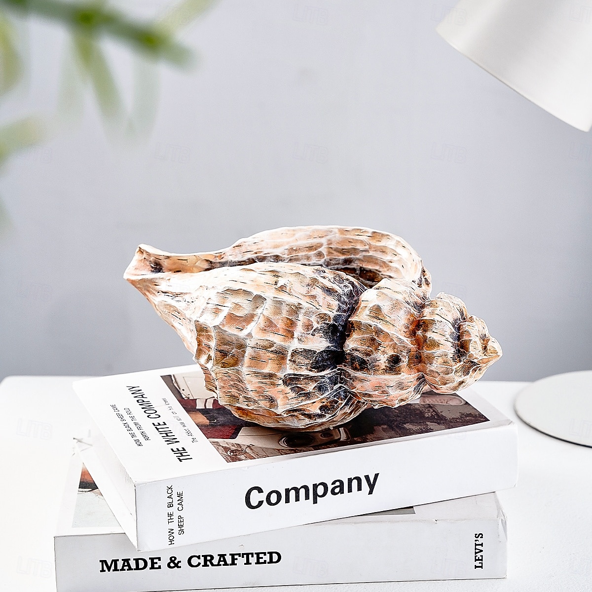 Seashell Shaped Resin Vase, 9.8-Inch Bohemian Tabletop Flower Vase, Indoor Decorative Hydroponic Planter for Home Decor and Gifts 2025 - $14.49 –P8