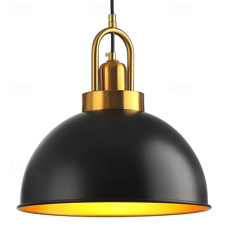 LED-Pendelleuchte 30 cm 1-flammig E26/E27 industrieller minimalistischer Stil dekorative Pendelleuchte Einzeldesign Metall-Hängelampenschirm Schlafzimmer Konferenzraum Bar Deckenbeleuchtung 110-240 V 2025 - $109.99 –P3